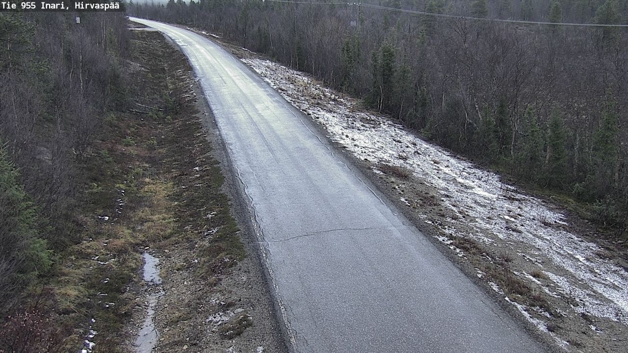 Kelikamerat Kuva Tie 955 Inari, Hirvaspää, Inari, Lappi