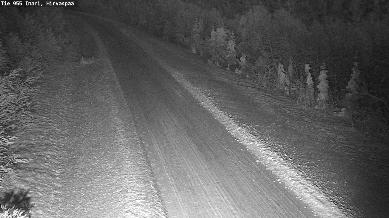 Weather Camera Image Väg 955 Enare, Hirvaspää, Inari, Lappi