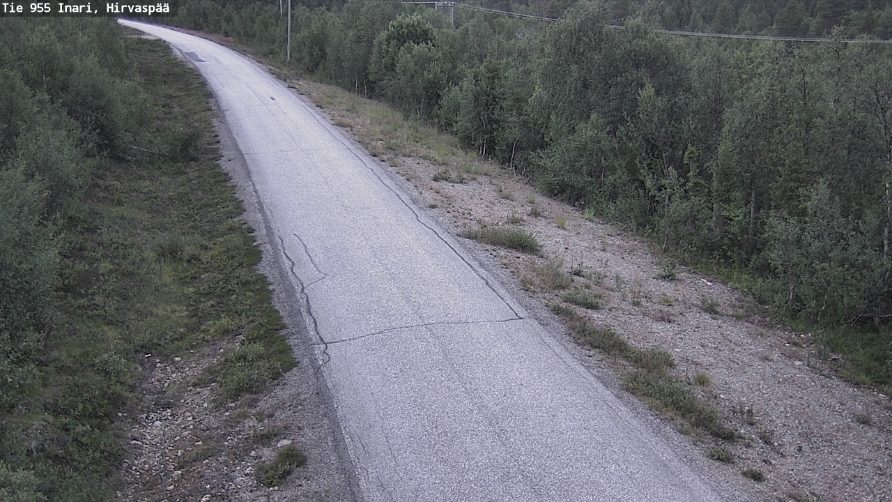 Kelikamerat Kuva Tie 955 Inari, Hirvaspää, Inari, Lappi