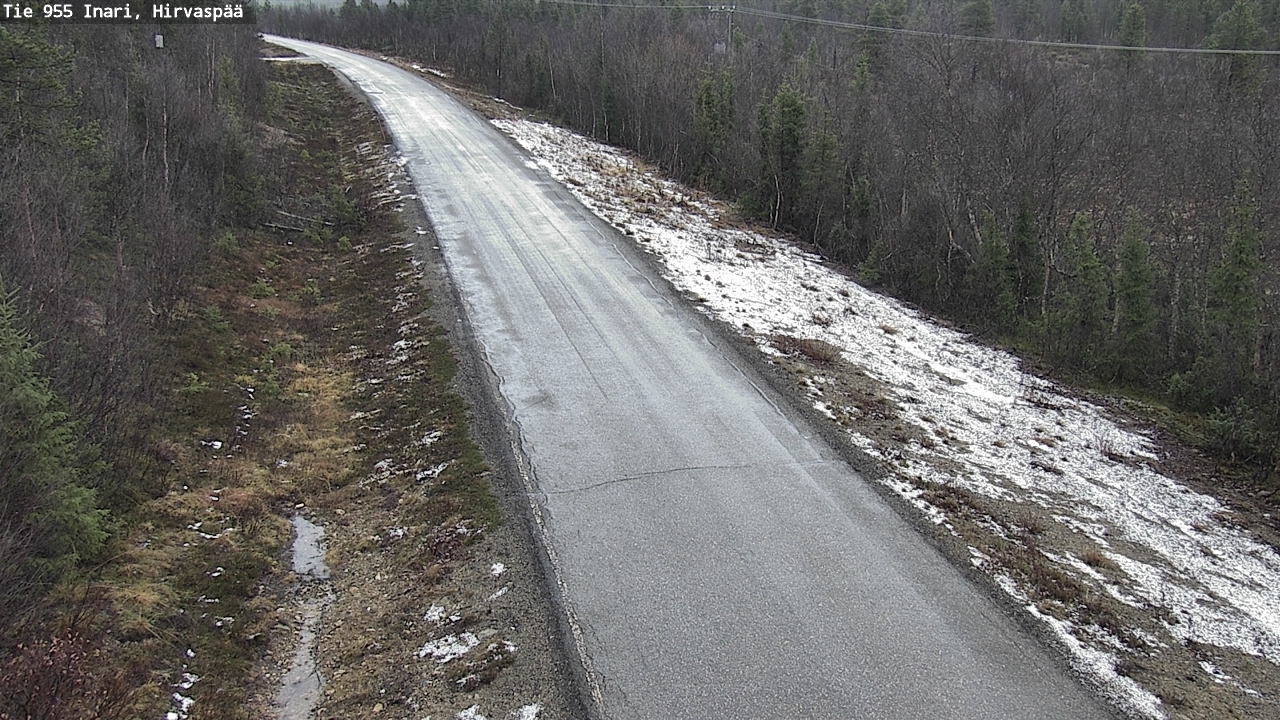 Kelikamerat Kuva Tie 955 Inari, Hirvaspää, Inari, Lappi