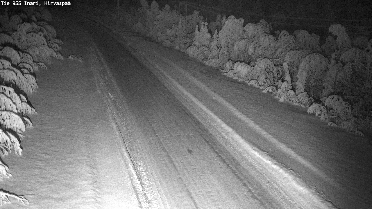 Weather Camera Image Väg 955 Enare, Hirvaspää, Inari, Lappi