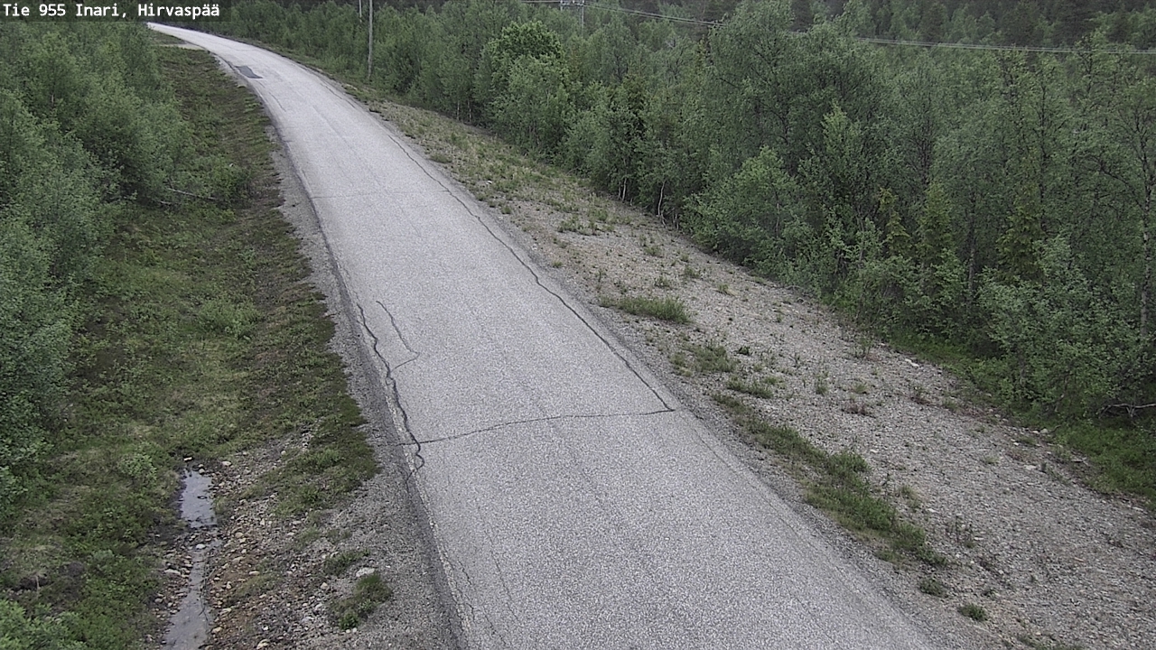 Kelikamerat Kuva Tie 955 Inari, Hirvaspää, Inari, Lappi
