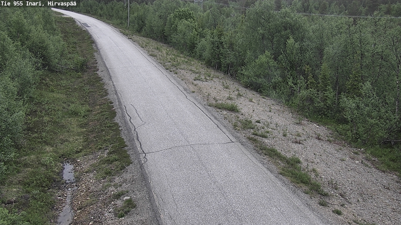 Kelikamerat Kuva Tie 955 Inari, Hirvaspää, Inari, Lappi