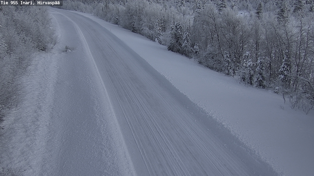 Weather Camera Image Väg 955 Enare, Hirvaspää, Inari, Lappi