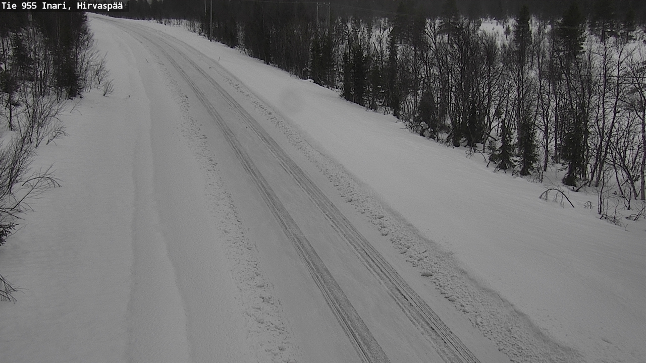 Kelikamerat Kuva Tie 955 Inari, Hirvaspää, Inari, Lappi