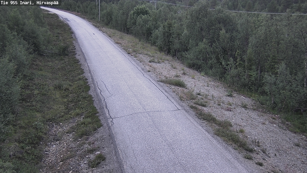 Kelikamerat Kuva Tie 955 Inari, Hirvaspää, Inari, Lappi