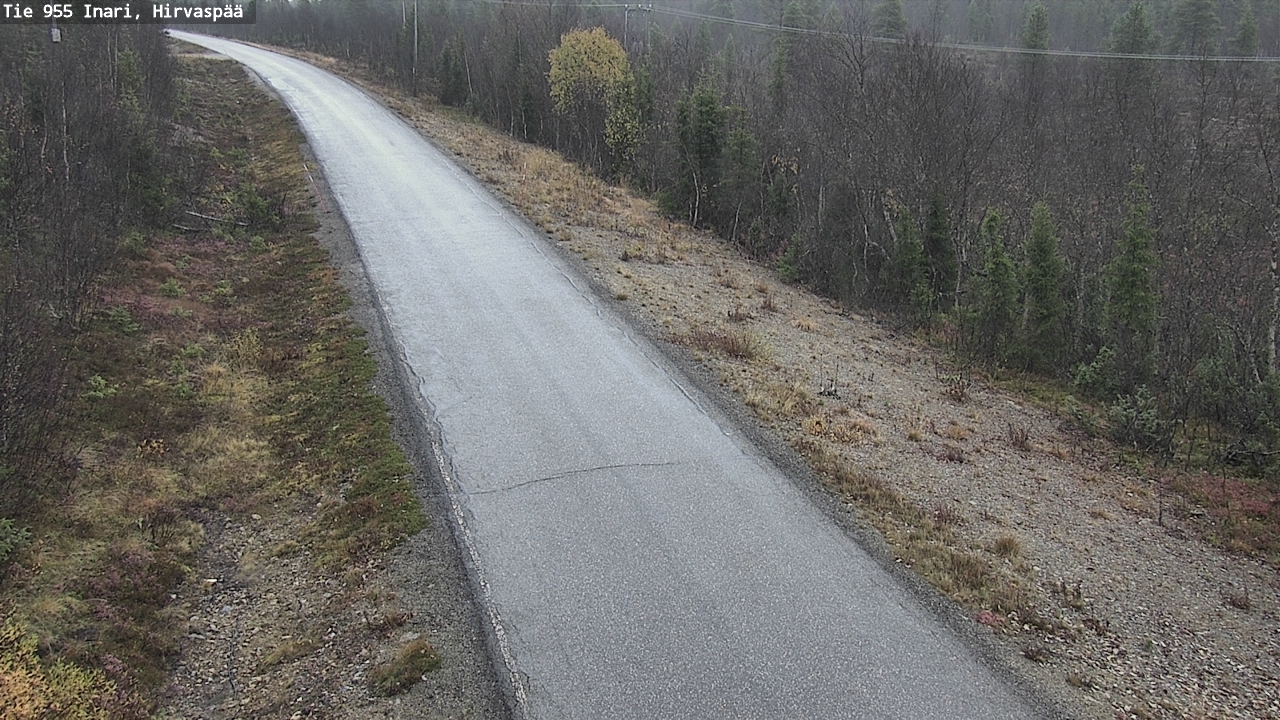 Weather Camera Image Väg 955 Enare, Hirvaspää, Inari, Lappi