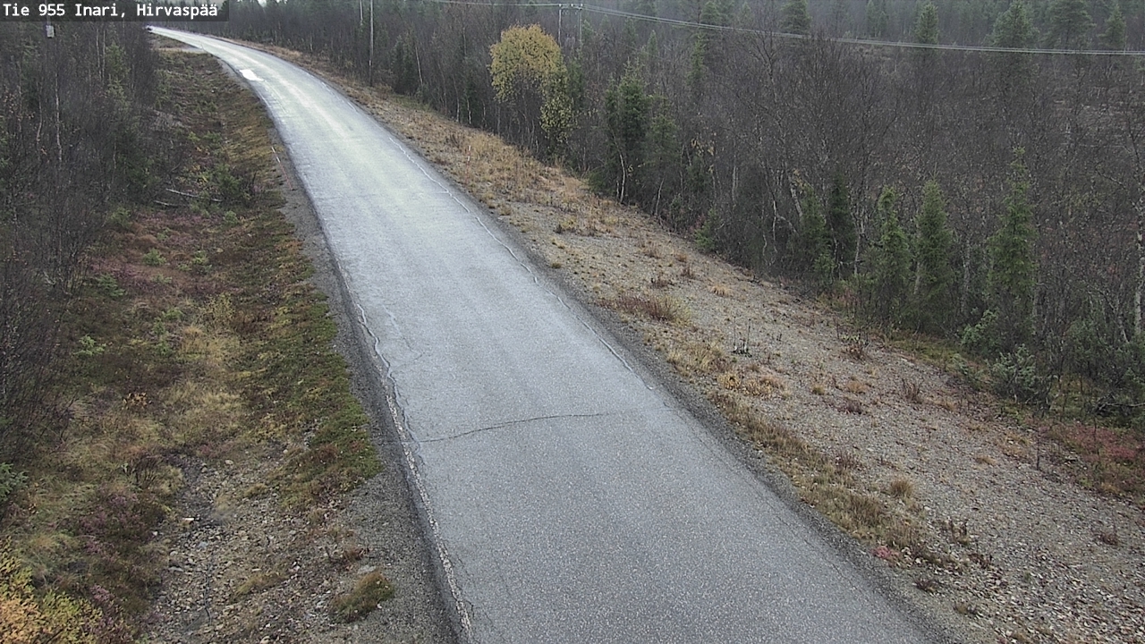 Weather Camera Image Väg 955 Enare, Hirvaspää, Inari, Lappi