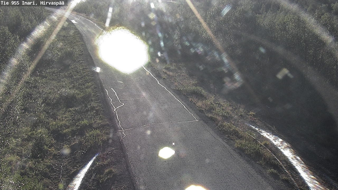 Weather Camera Image Road 955 Inari, Hirvaspää, Inari, Lappi