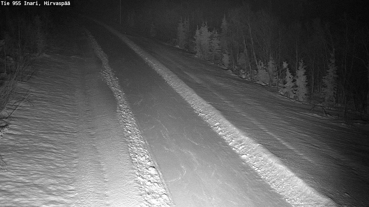 Kelikamerat Kuva Tie 955 Inari, Hirvaspää, Inari, Lappi