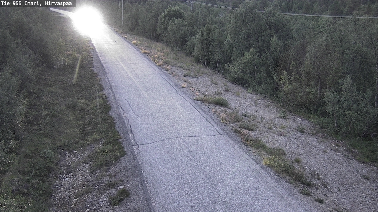Kelikamerat Kuva Tie 955 Inari, Hirvaspää, Inari, Lappi