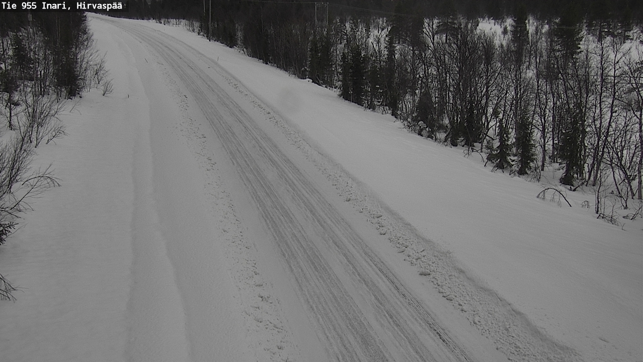 Weather Camera Image Väg 955 Enare, Hirvaspää, Inari, Lappi
