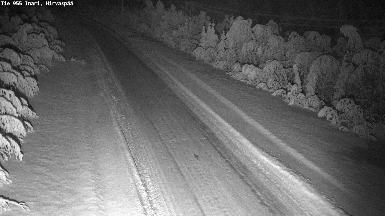 Weather Camera Image Väg 955 Enare, Hirvaspää, Inari, Lappi