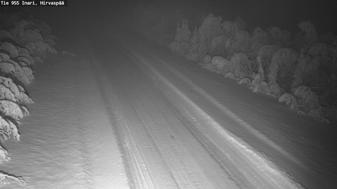 Kelikamerat Kuva Tie 955 Inari, Hirvaspää, Inari, Lappi