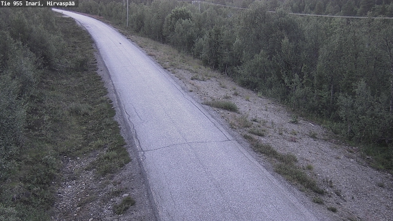 Kelikamerat Kuva Tie 955 Inari, Hirvaspää, Inari, Lappi