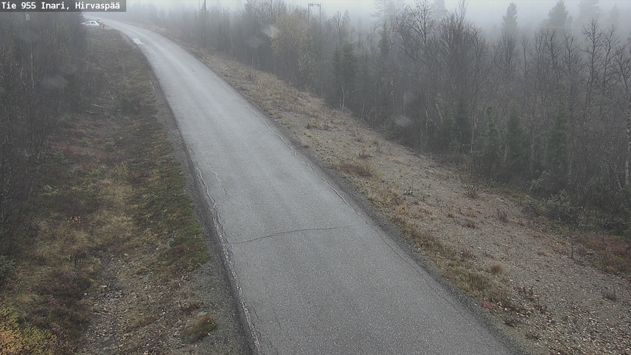 Weather Camera Image Road 955 Inari, Hirvaspää, Inari, Lappi