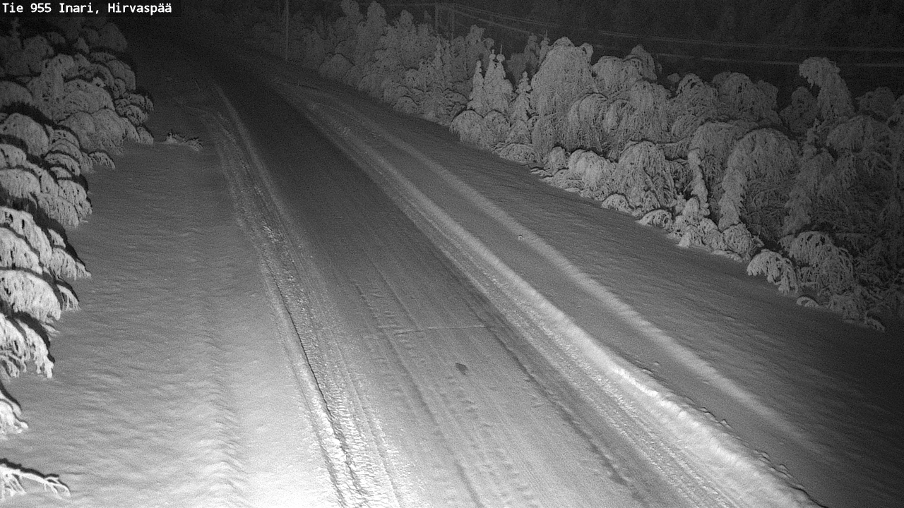 Kelikamerat Kuva Tie 955 Inari, Hirvaspää, Inari, Lappi