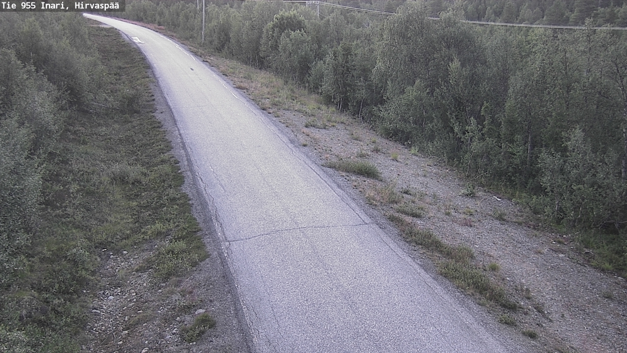 Kelikamerat Kuva Tie 955 Inari, Hirvaspää, Inari, Lappi