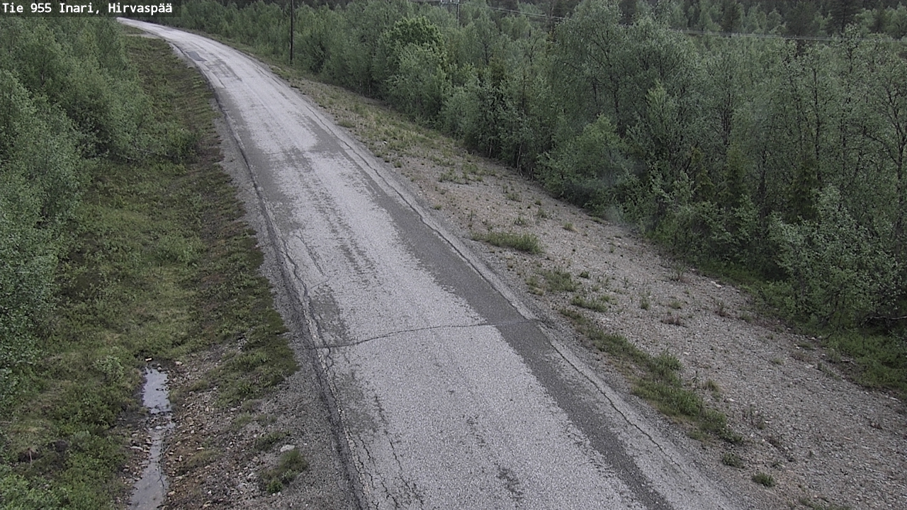 Kelikamerat Kuva Tie 955 Inari, Hirvaspää, Inari, Lappi