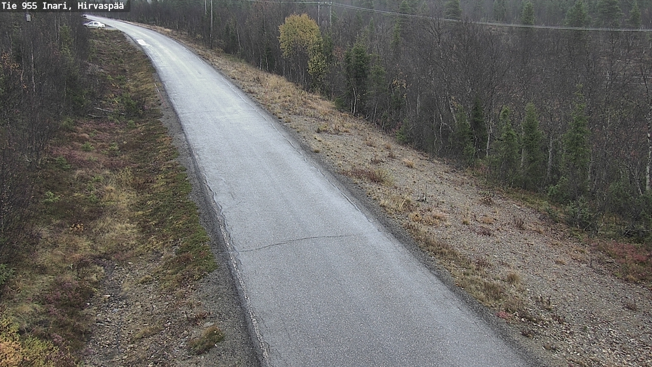 Kelikamerat Kuva Tie 955 Inari, Hirvaspää, Inari, Lappi
