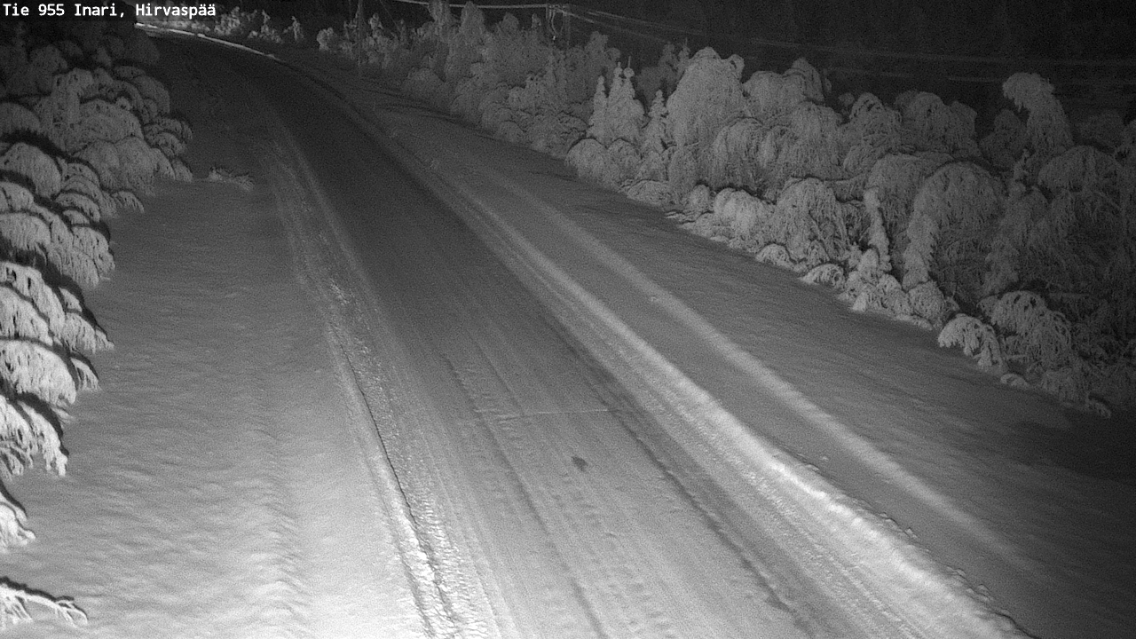 Weather Camera Image Väg 955 Enare, Hirvaspää, Inari, Lappi