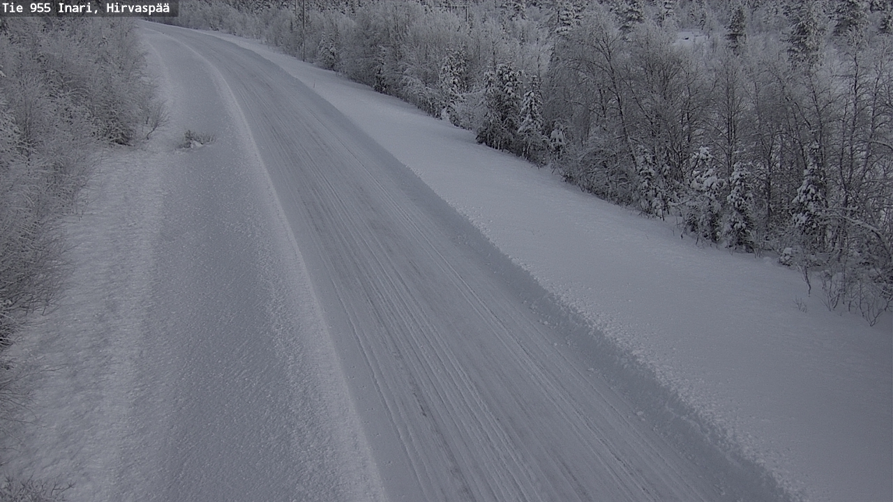 Weather Camera Image Väg 955 Enare, Hirvaspää, Inari, Lappi