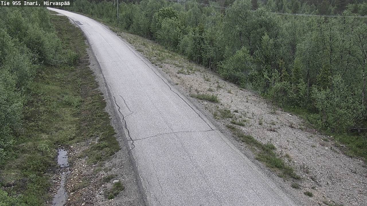 Kelikamerat Kuva Tie 955 Inari, Hirvaspää, Inari, Lappi