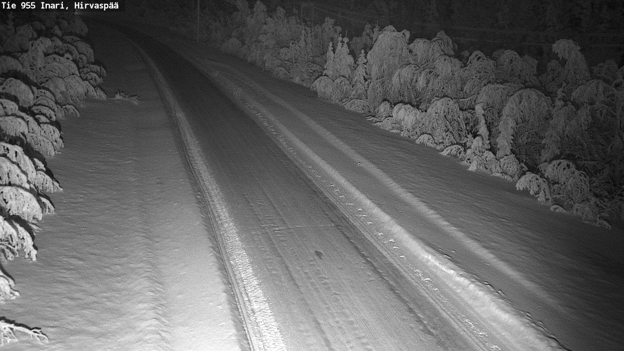 Kelikamerat Kuva Tie 955 Inari, Hirvaspää, Inari, Lappi