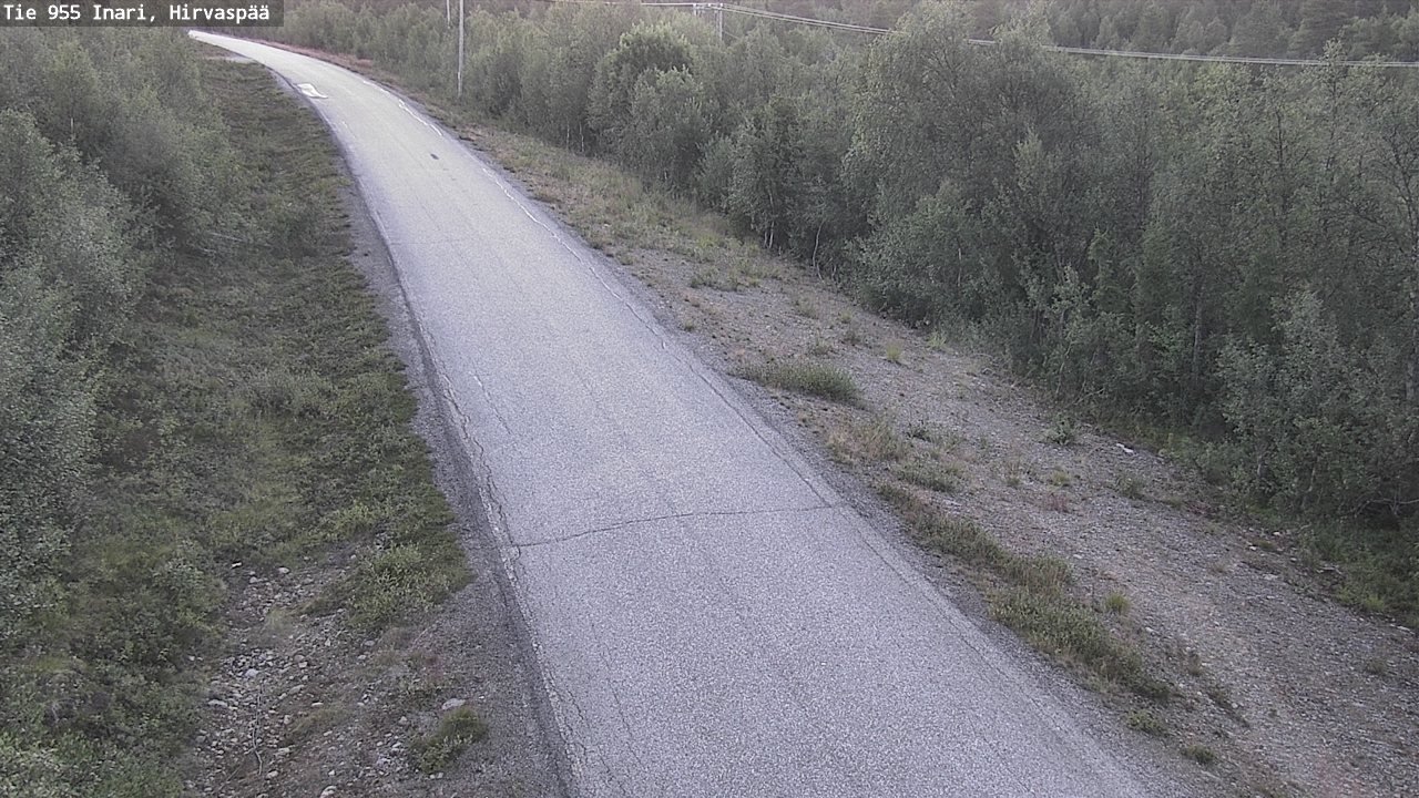 Kelikamerat Kuva Tie 955 Inari, Hirvaspää, Inari, Lappi