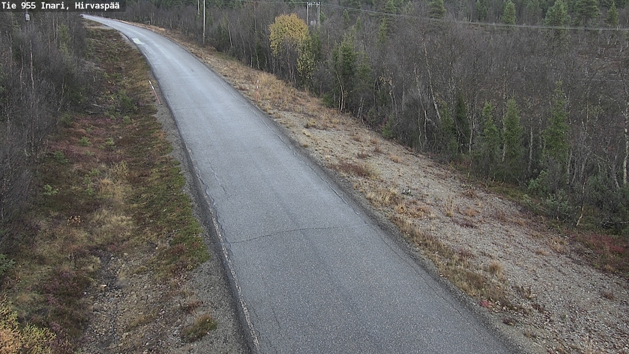 Weather Camera Image Väg 955 Enare, Hirvaspää, Inari, Lappi