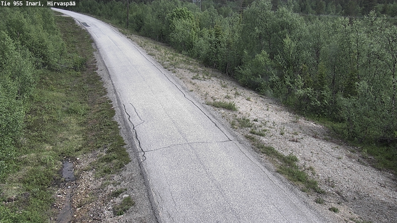 Kelikamerat Kuva Tie 955 Inari, Hirvaspää, Inari, Lappi