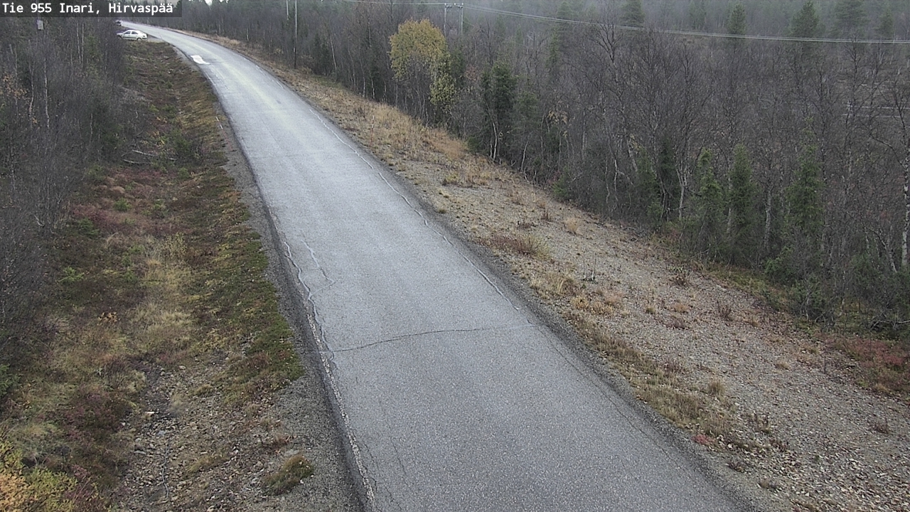 Kelikamerat Kuva Tie 955 Inari, Hirvaspää, Inari, Lappi