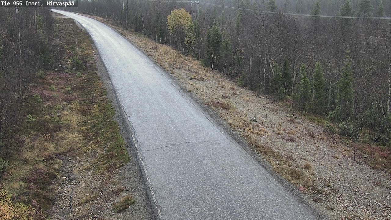 Weather Camera Image Väg 955 Enare, Hirvaspää, Inari, Lappi