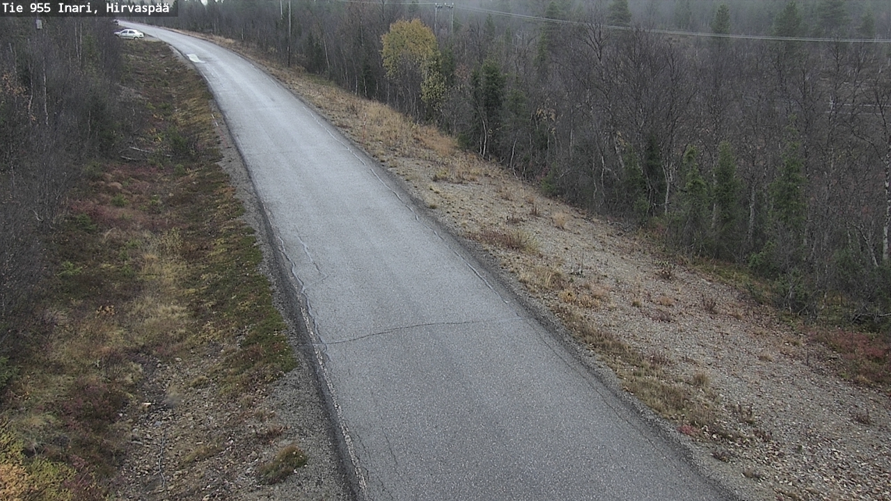 Kelikamerat Kuva Tie 955 Inari, Hirvaspää, Inari, Lappi