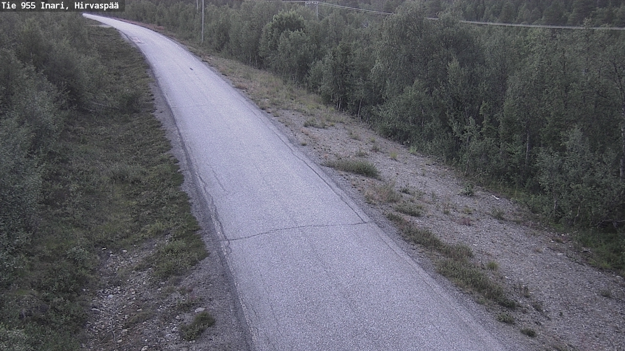 Kelikamerat Kuva Tie 955 Inari, Hirvaspää, Inari, Lappi