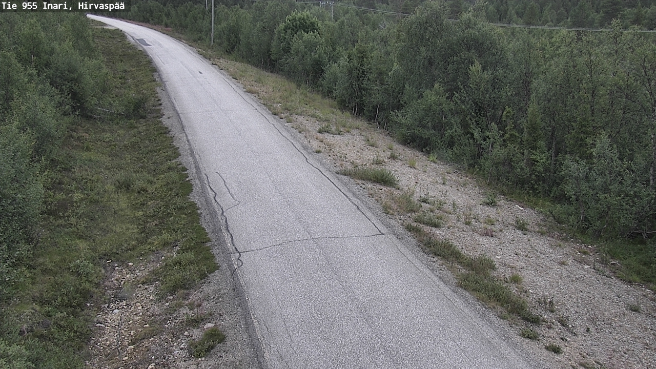 Kelikamerat Kuva Tie 955 Inari, Hirvaspää, Inari, Lappi