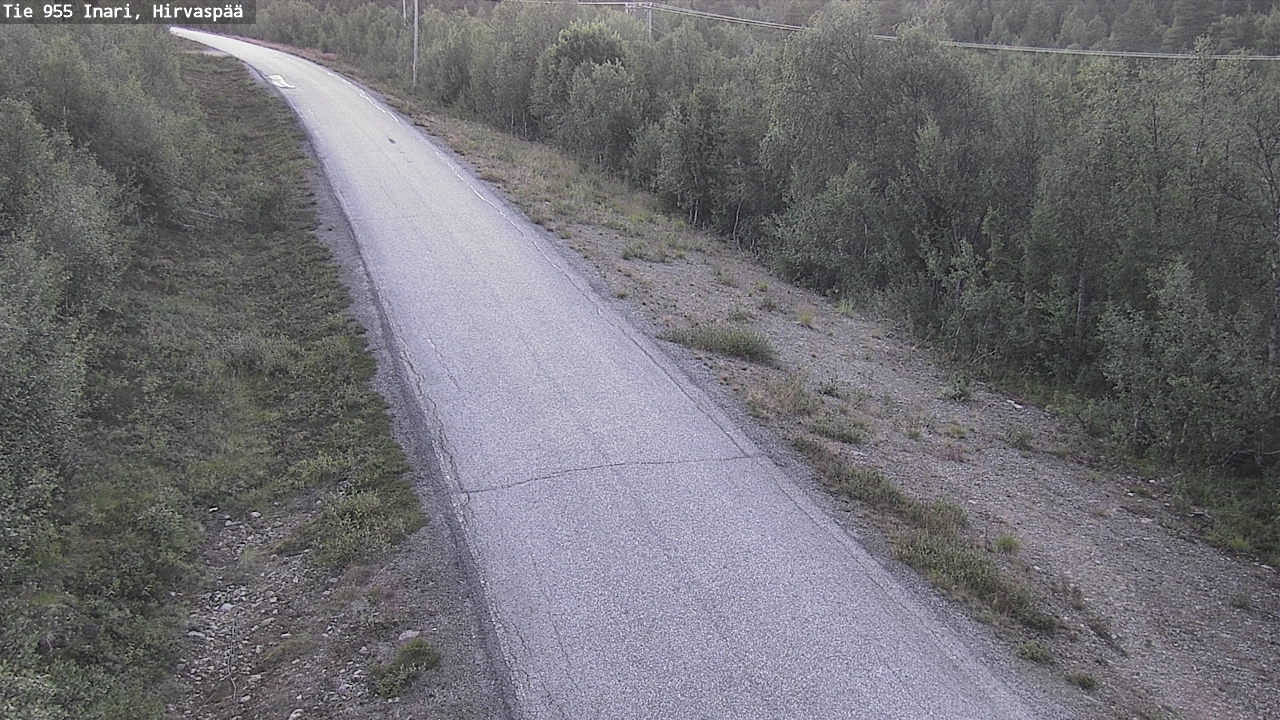 Kelikamerat Kuva Tie 955 Inari, Hirvaspää, Inari, Lappi