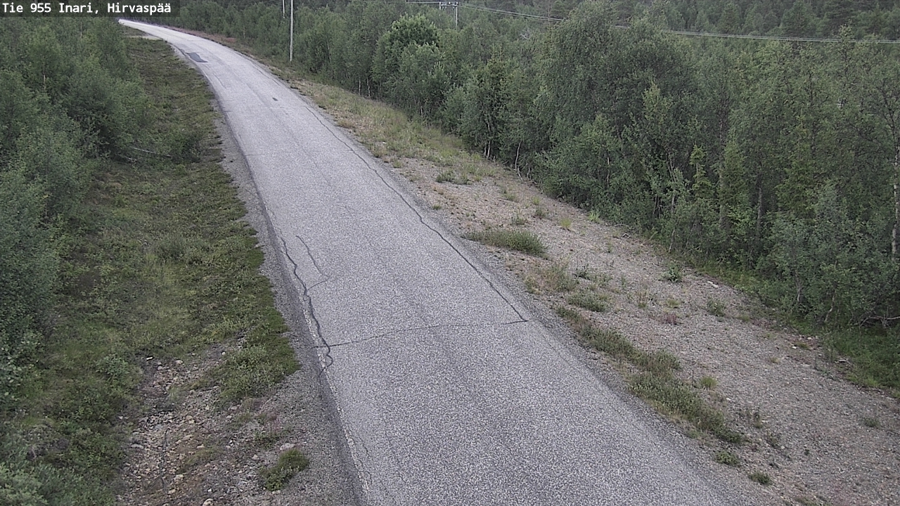 Kelikamerat Kuva Tie 955 Inari, Hirvaspää, Inari, Lappi
