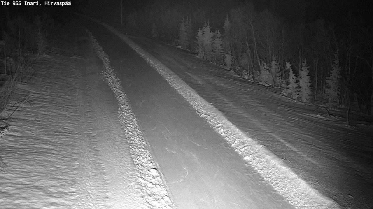 Kelikamerat Kuva Tie 955 Inari, Hirvaspää, Inari, Lappi