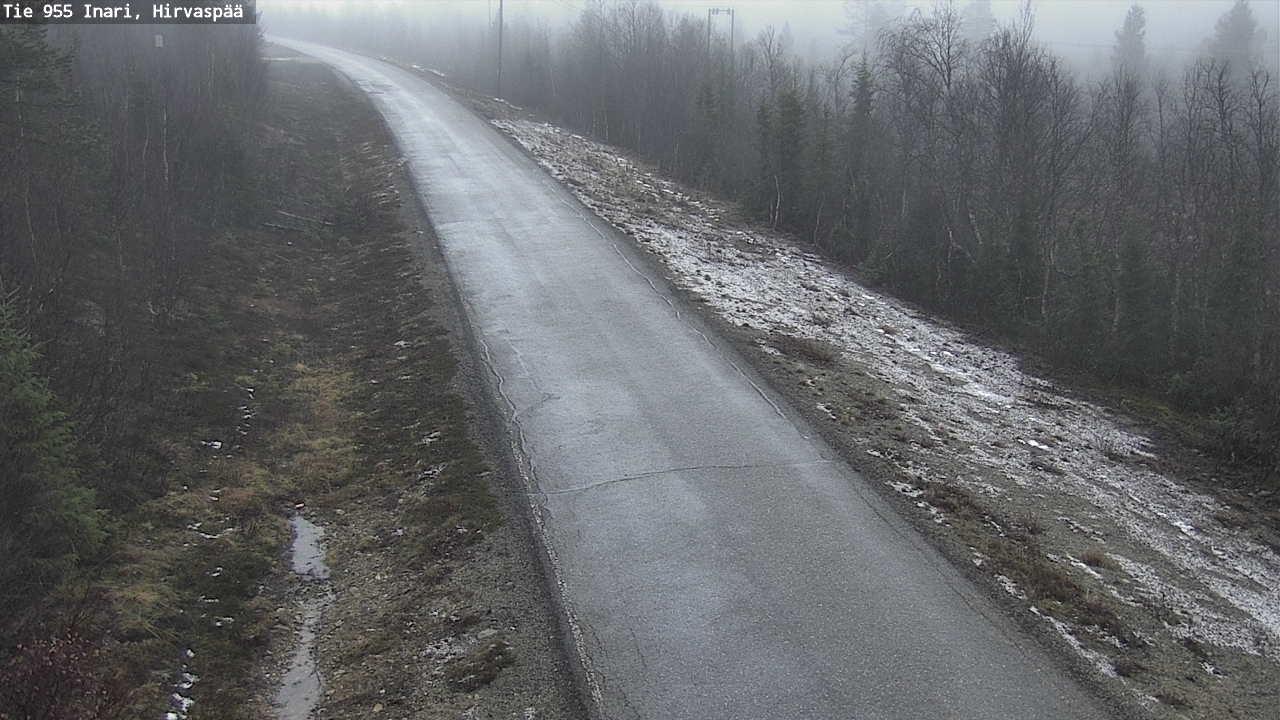 Kelikamerat Kuva Tie 955 Inari, Hirvaspää, Inari, Lappi