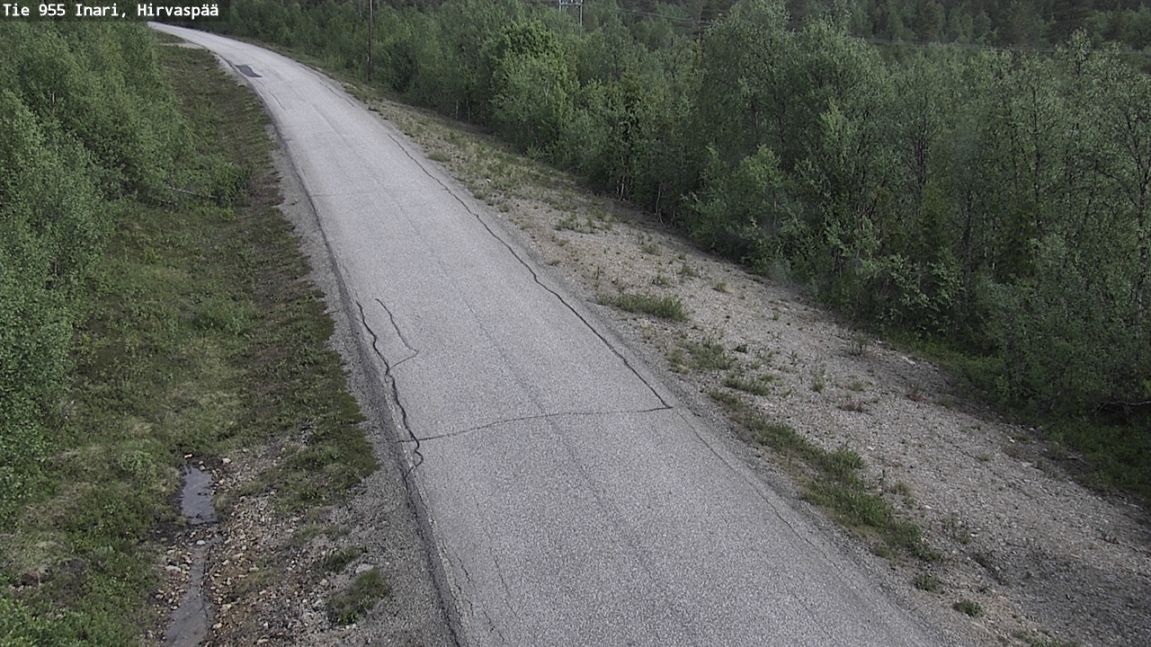 Kelikamerat Kuva Tie 955 Inari, Hirvaspää, Inari, Lappi