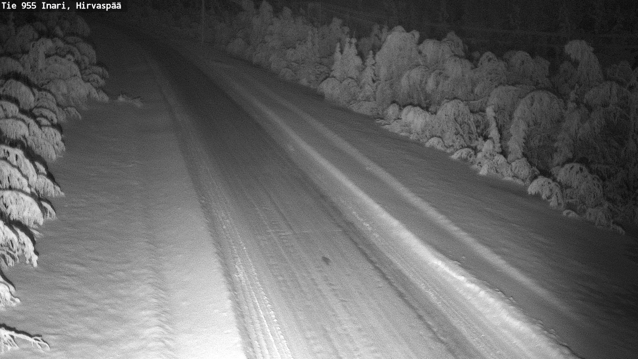 Kelikamerat Kuva Tie 955 Inari, Hirvaspää, Inari, Lappi