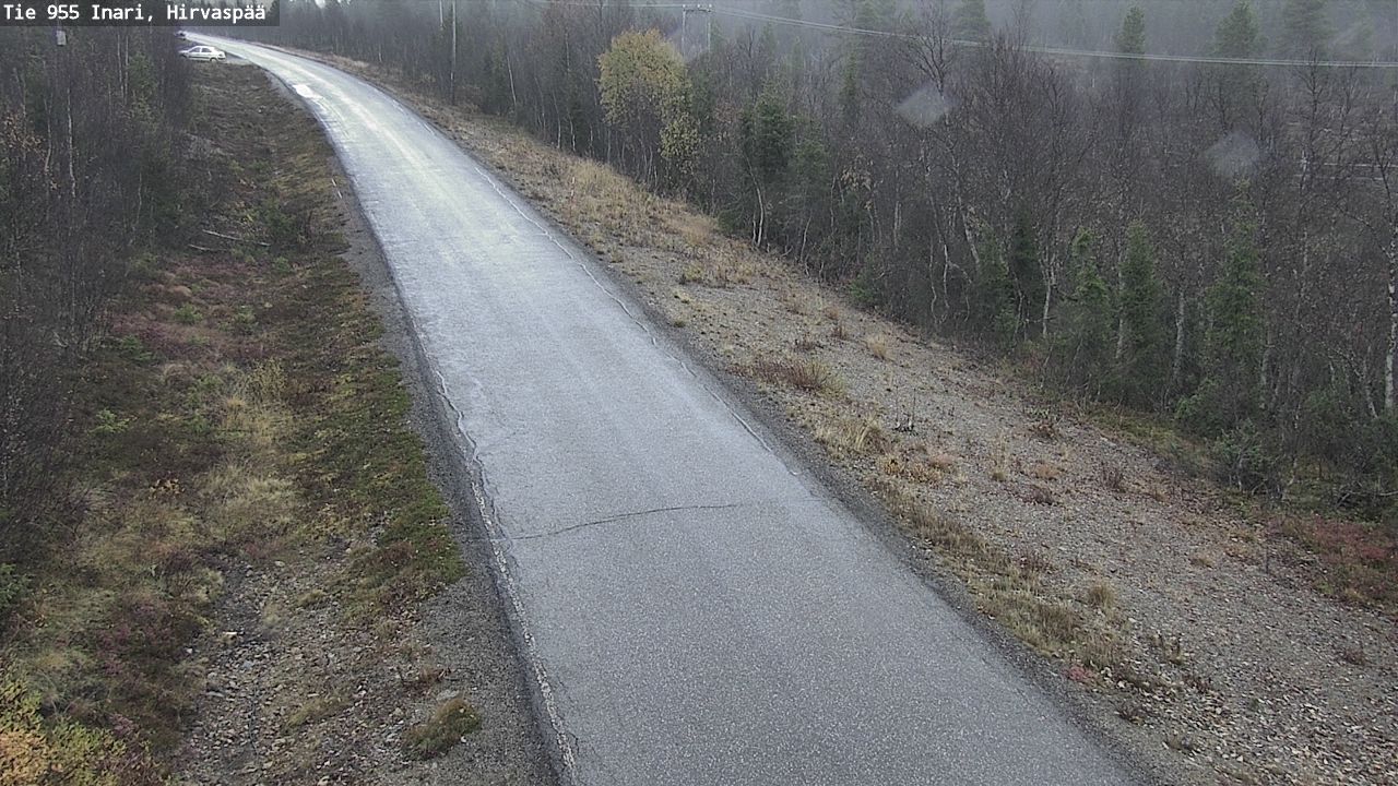 Kelikamerat Kuva Tie 955 Inari, Hirvaspää, Inari, Lappi