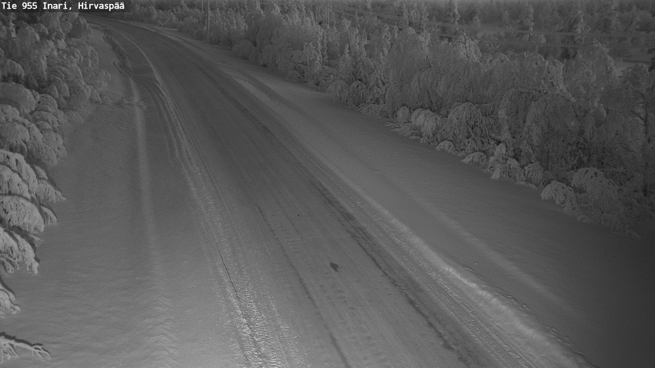 Kelikamerat Kuva Tie 955 Inari, Hirvaspää, Inari, Lappi