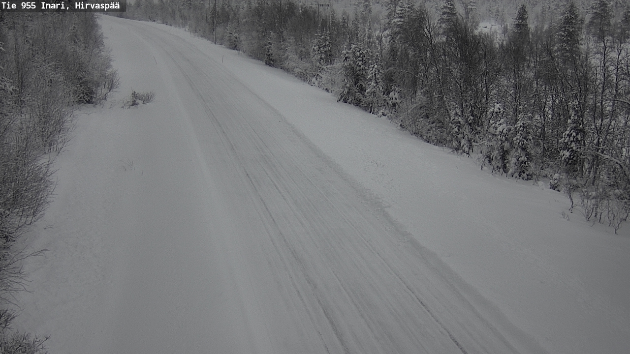 Kelikamerat Kuva Tie 955 Inari, Hirvaspää, Inari, Lappi
