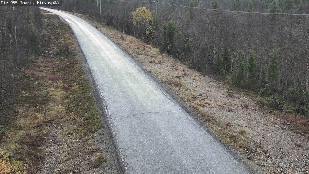 Weather Camera Image Väg 955 Enare, Hirvaspää, Inari, Lappi