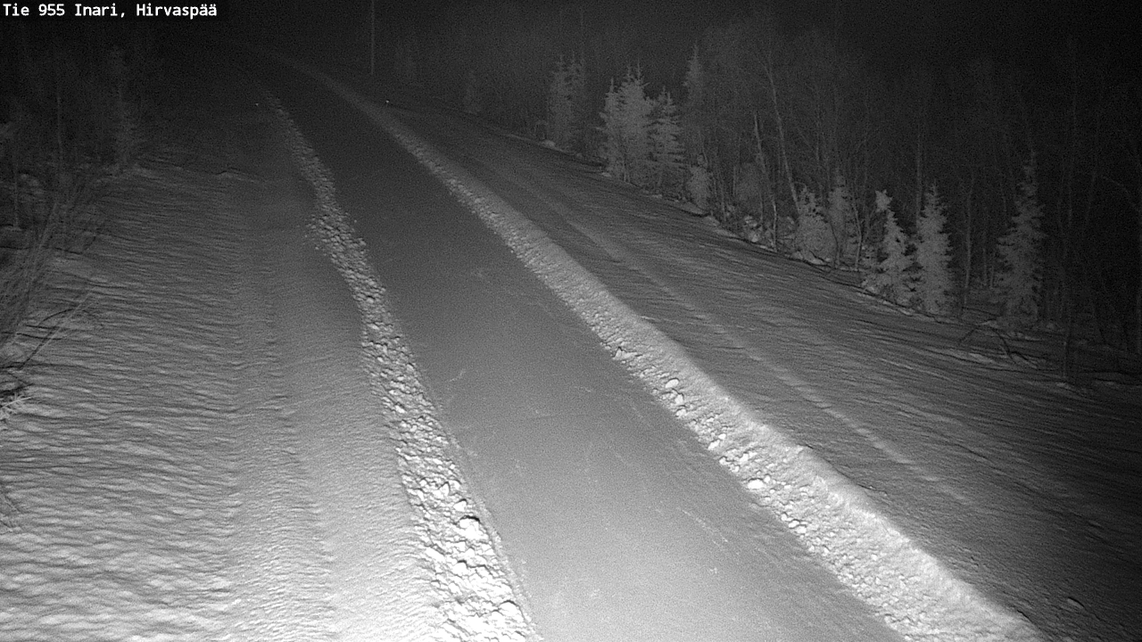 Kelikamerat Kuva Tie 955 Inari, Hirvaspää, Inari, Lappi