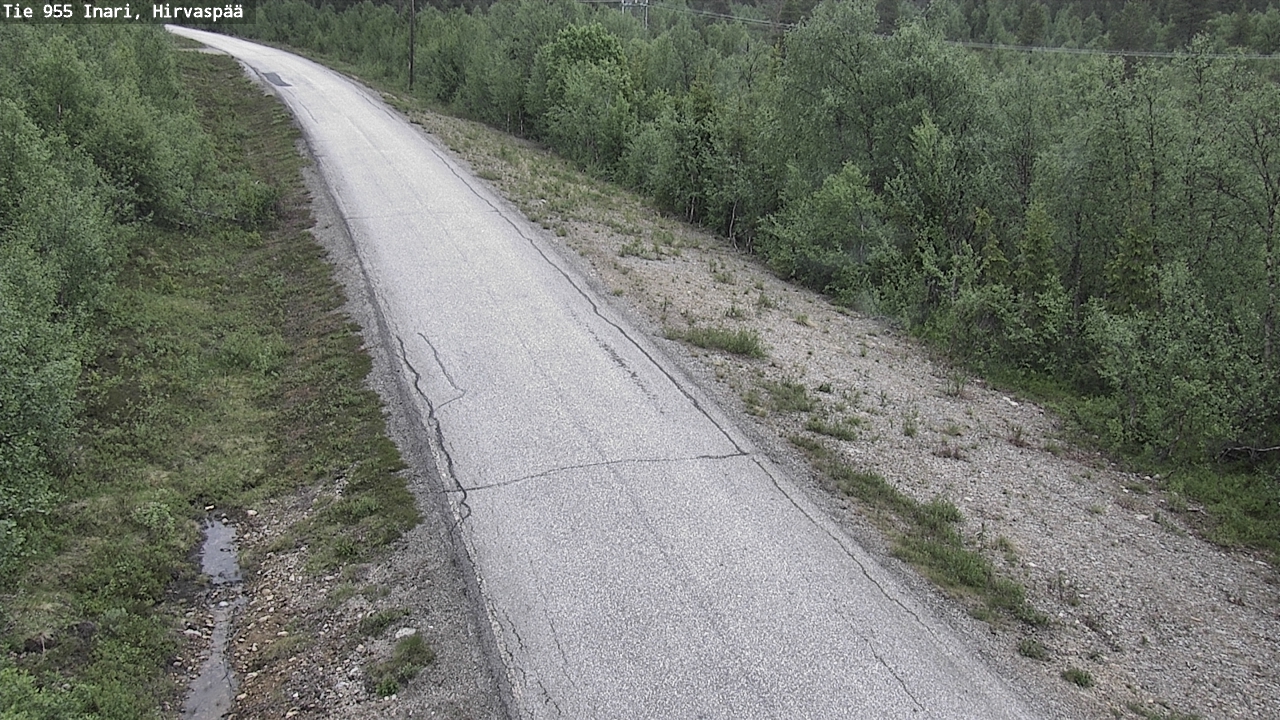 Kelikamerat Kuva Tie 955 Inari, Hirvaspää, Inari, Lappi