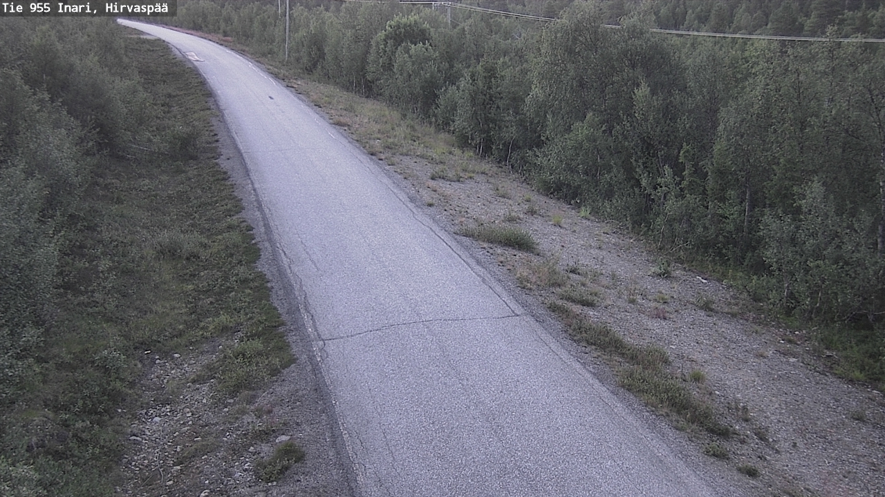 Kelikamerat Kuva Tie 955 Inari, Hirvaspää, Inari, Lappi