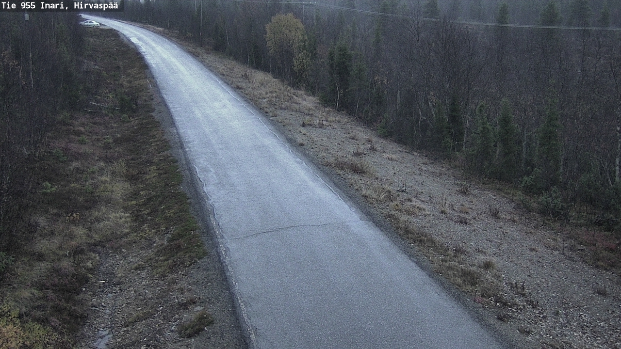 Kelikamerat Kuva Tie 955 Inari, Hirvaspää, Inari, Lappi